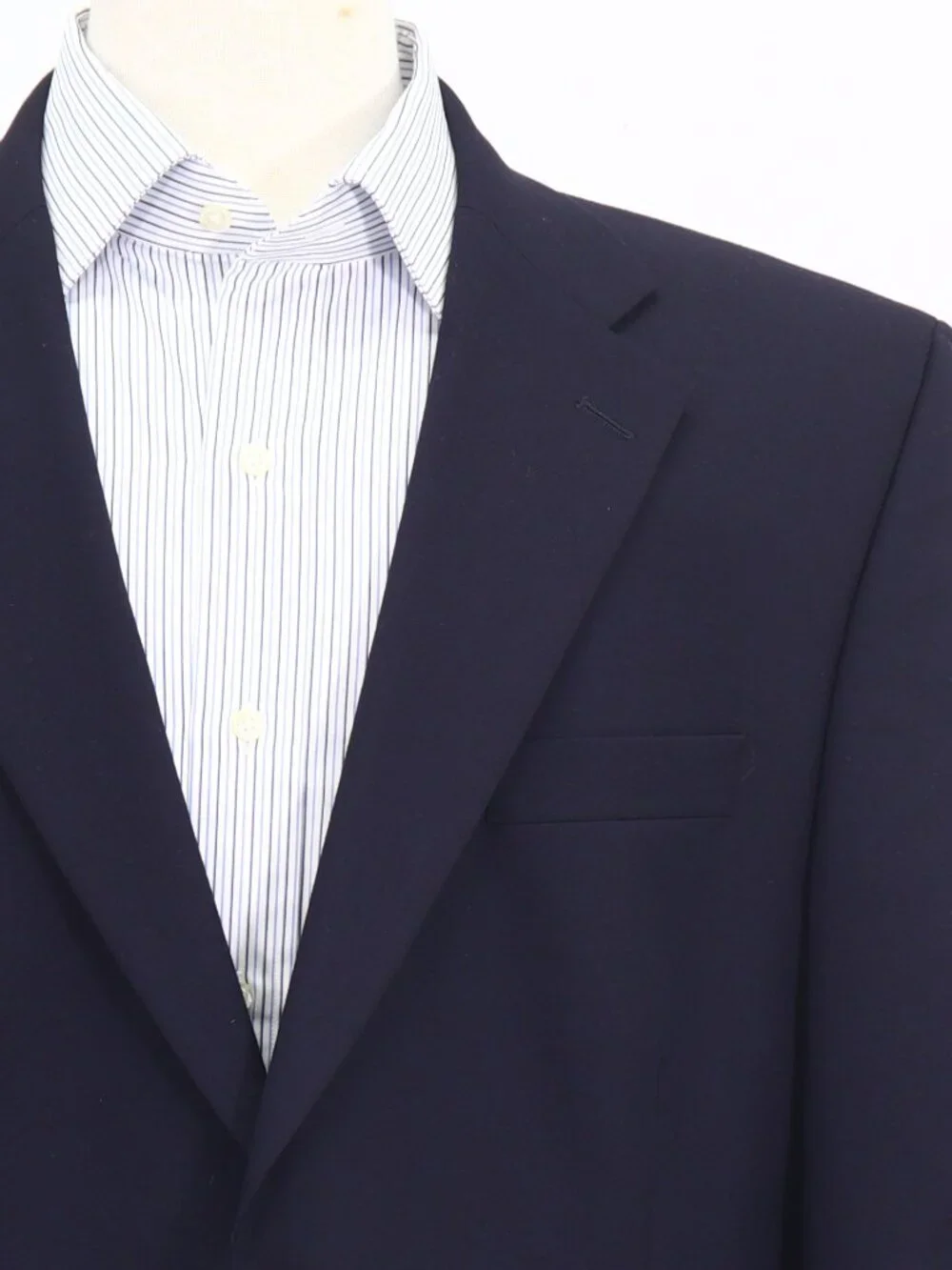 S. Cohen 43R Navy Blazer Sport Coat Jacket 2-Button Solid W855